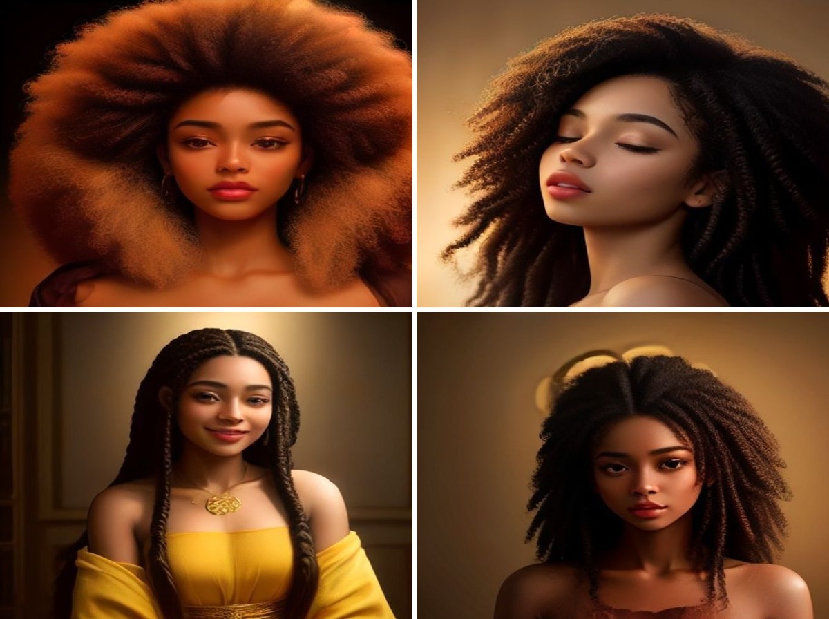 Healthy hair with a natural shine after using SHAMISO hair oil