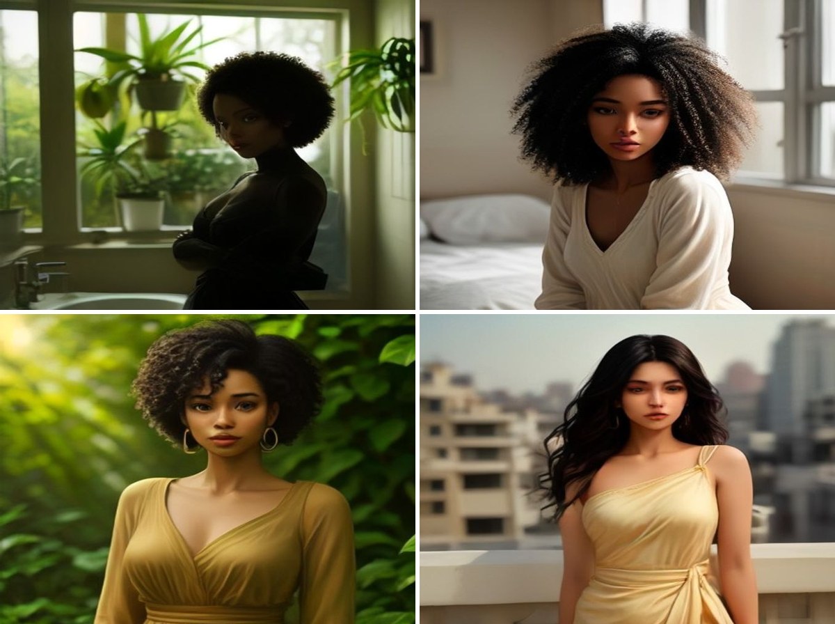 SHAMISO hair oil used across different hair textures